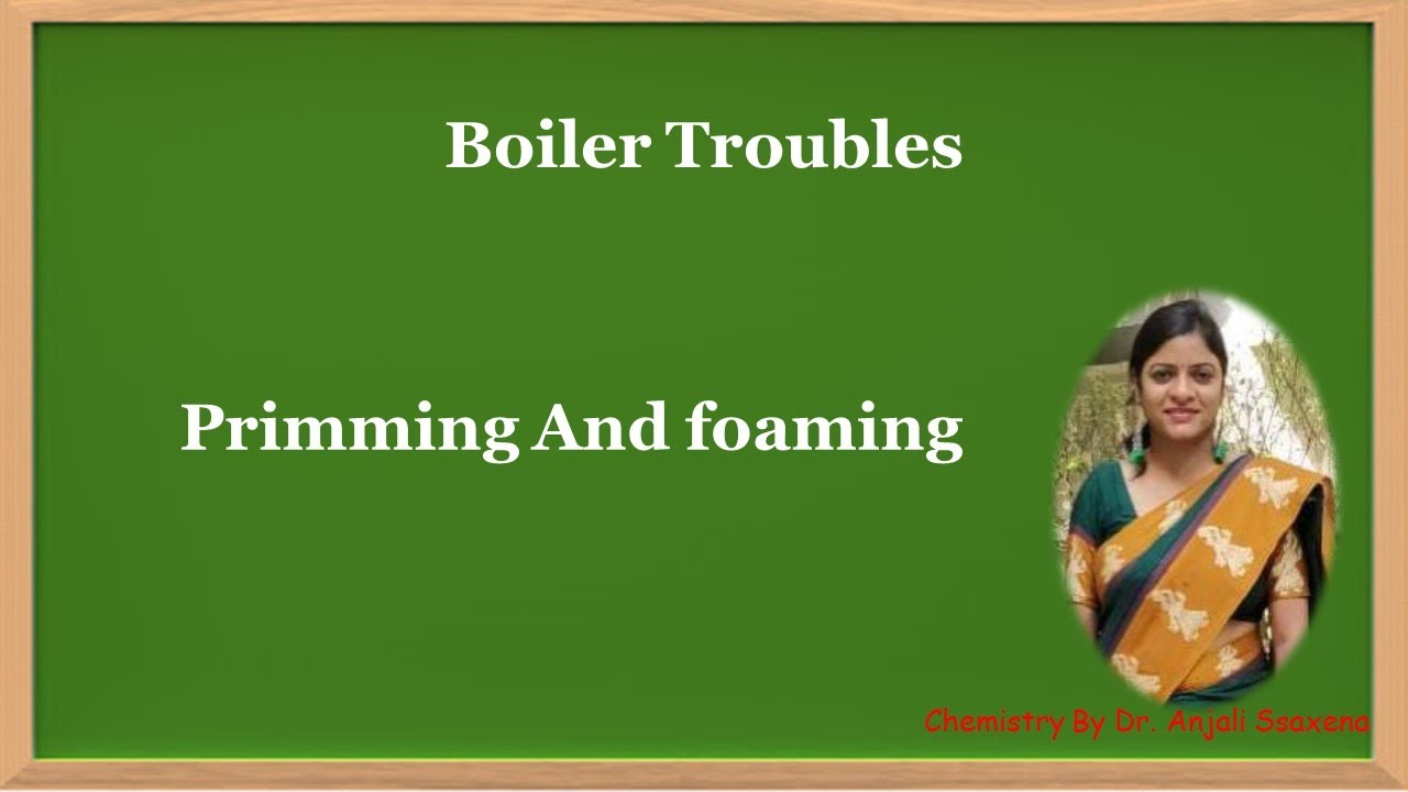 Boiler Troubles| Priming ang foaming-Dr. Anjali Ssaxena