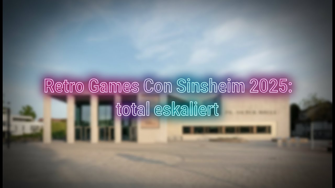 Tom auf der Retro Games Con Sinsheim: es ist eskaliert