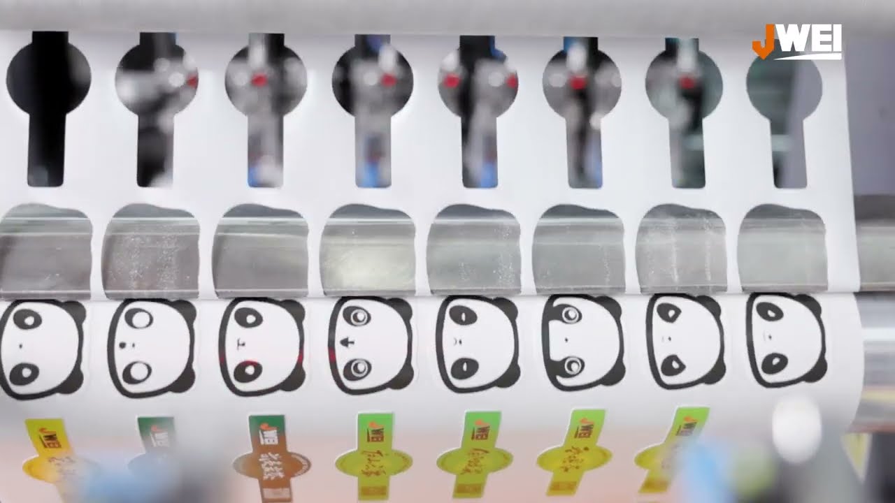 JWEI IL330-9 laber cutter  with 9 cutting heads : Speed, Precision & Fully Automated Label Cut
