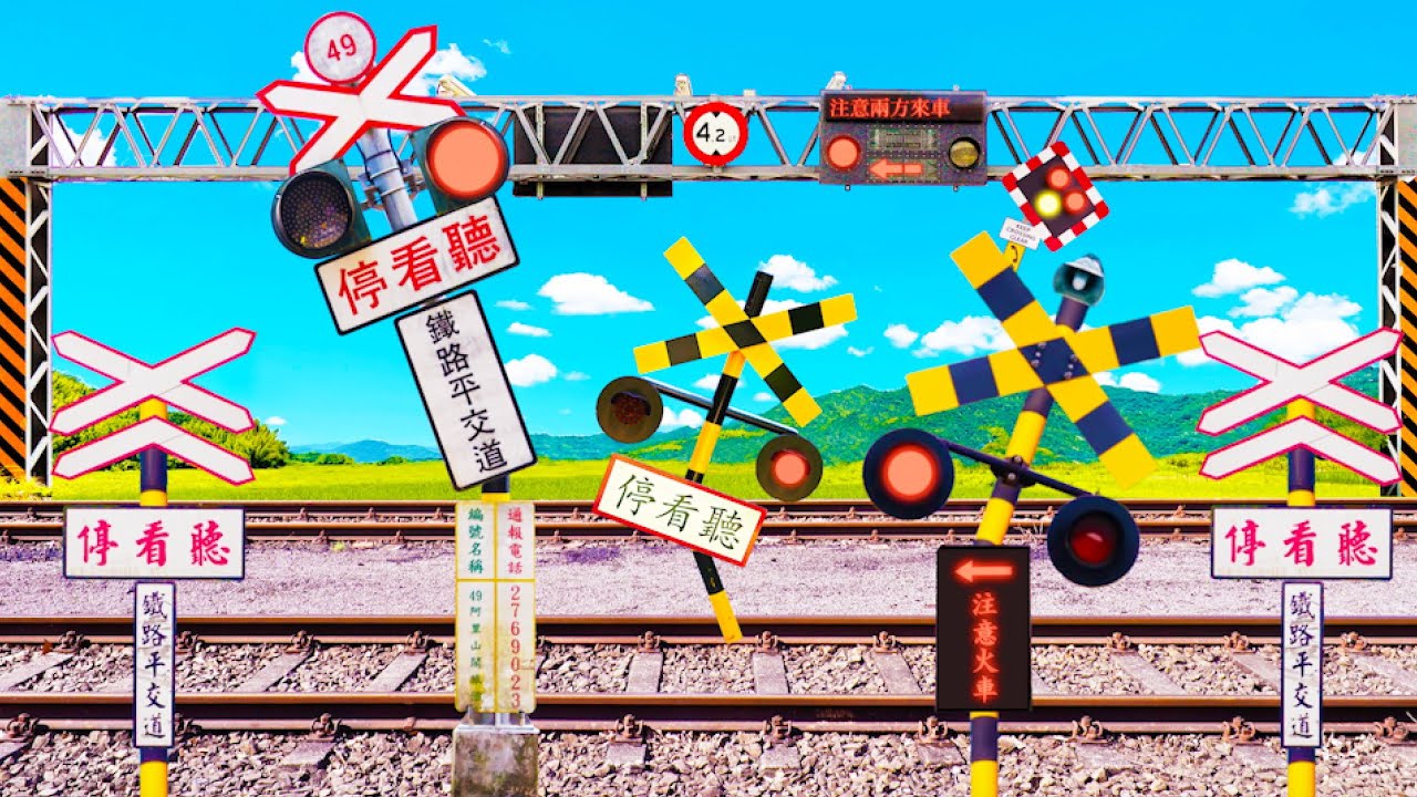 Railroad Crossing on High Ground