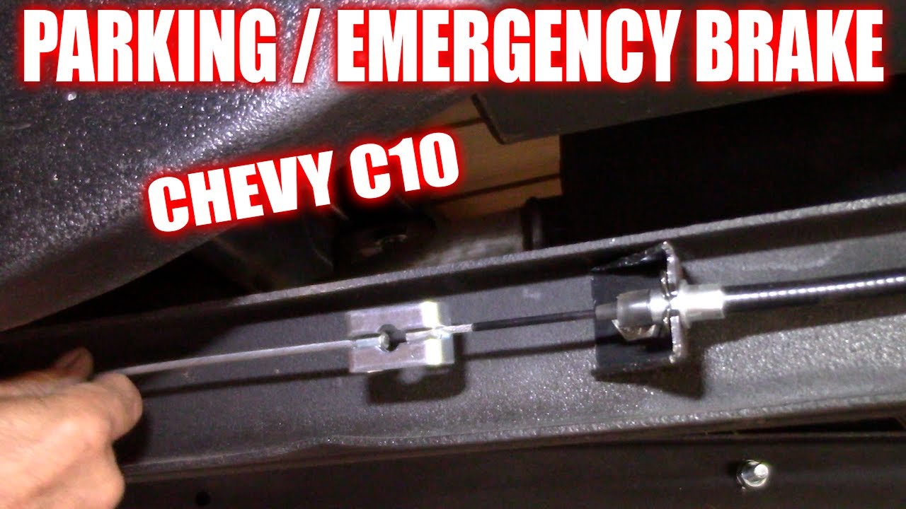 Install parking brake cable chevy c10