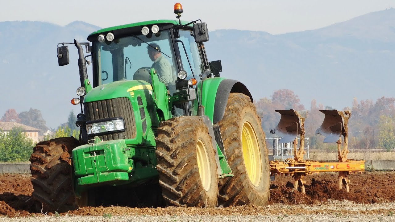 John Deere 7430 Premium PowerQuad Plus + QUADRIVOMERE Moro Warrior QRV 16 A
