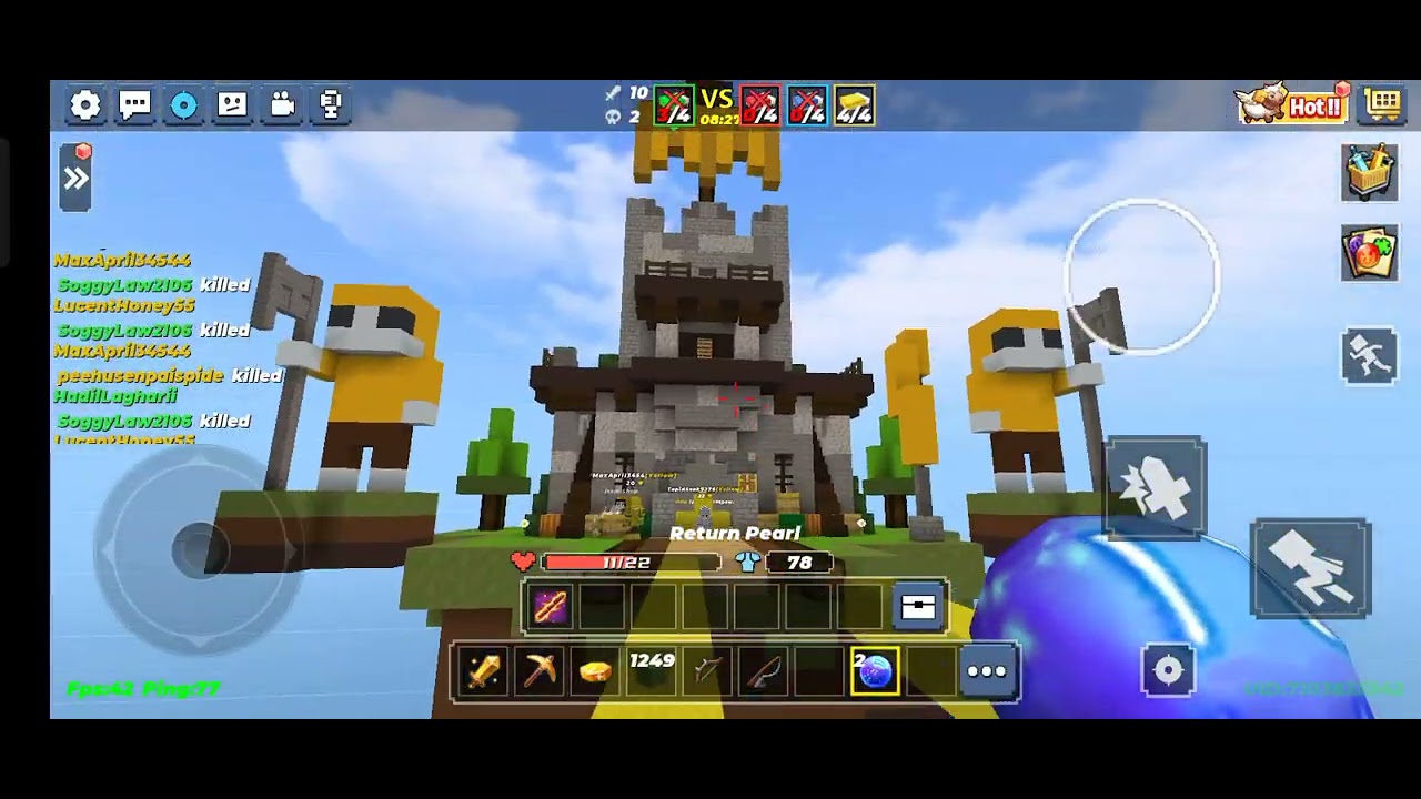 Playing bedwars and sorry guys I tried my best to give subtitles but i can't 😭 # bedwars #gaming 