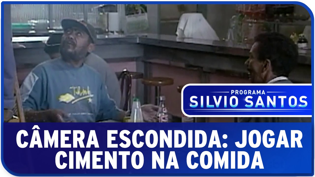 Câmera Escondida: Jogar Cimento na Comida