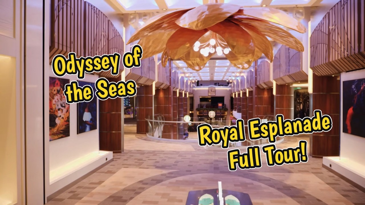 Royal Esplanade on Odyssey of the Seas: Bars, Restaurants & Nightlife (Deck 4–5)