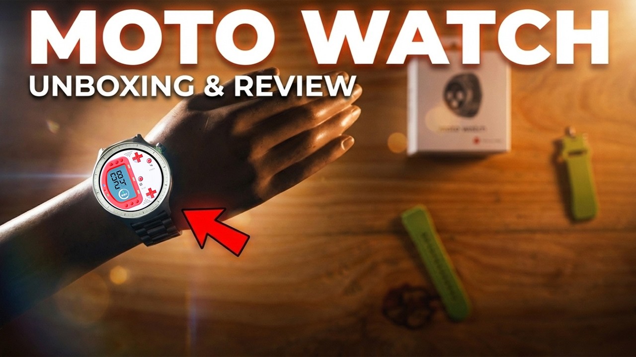 Moto Watch 5,999 Unboxing And Setup! 13 Days Battery