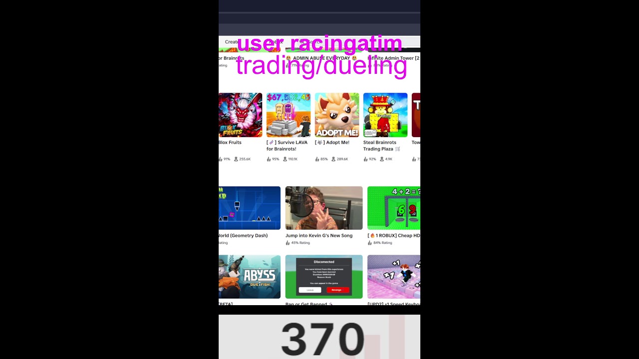 TRADIING/DUELING IN SAB