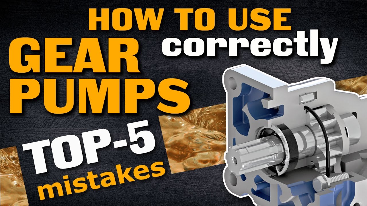 How to use gear pumps correctly /TOP-5 mistakes/