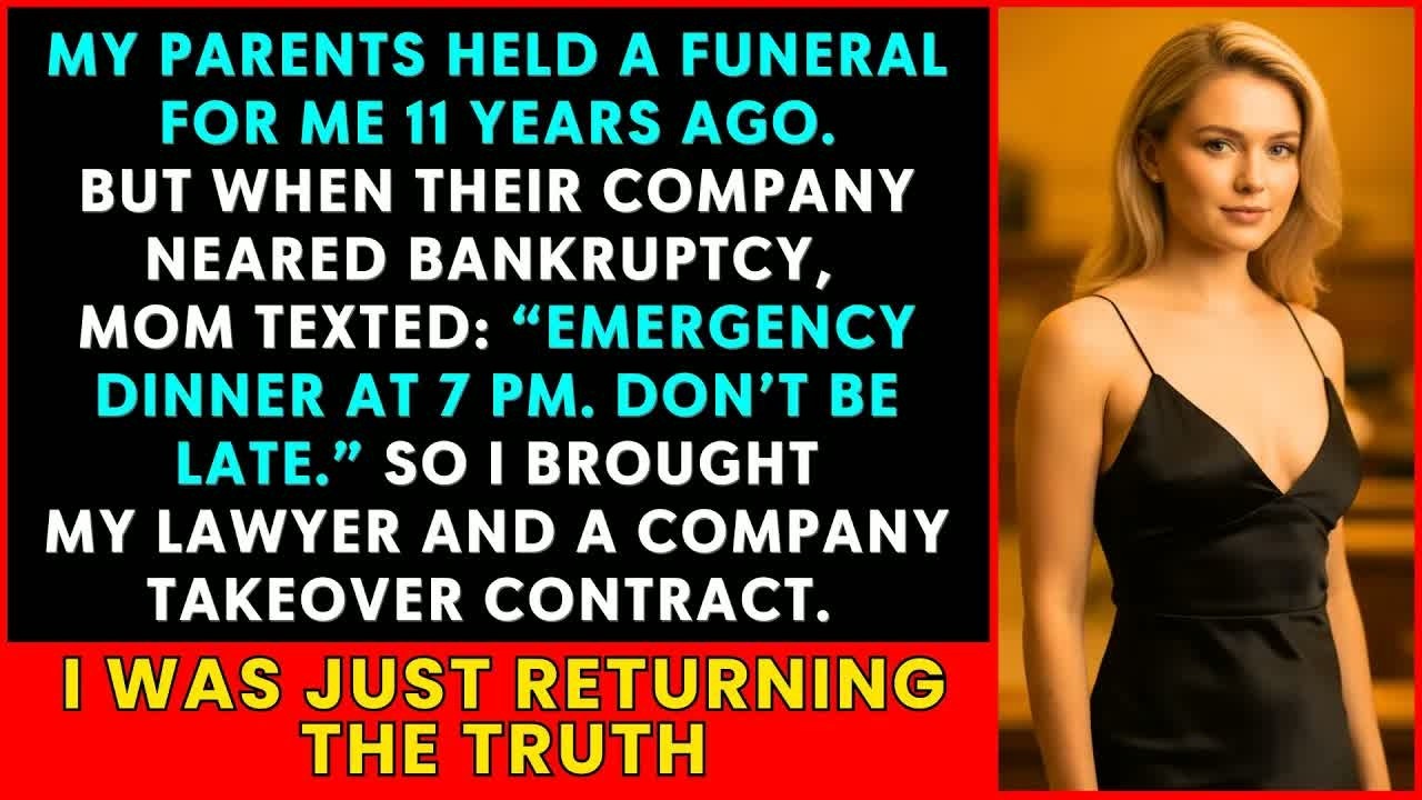 My Parents Declared Me Dead, 11 Years of Silence — Now They’re Begging Me for $6M to Save Company