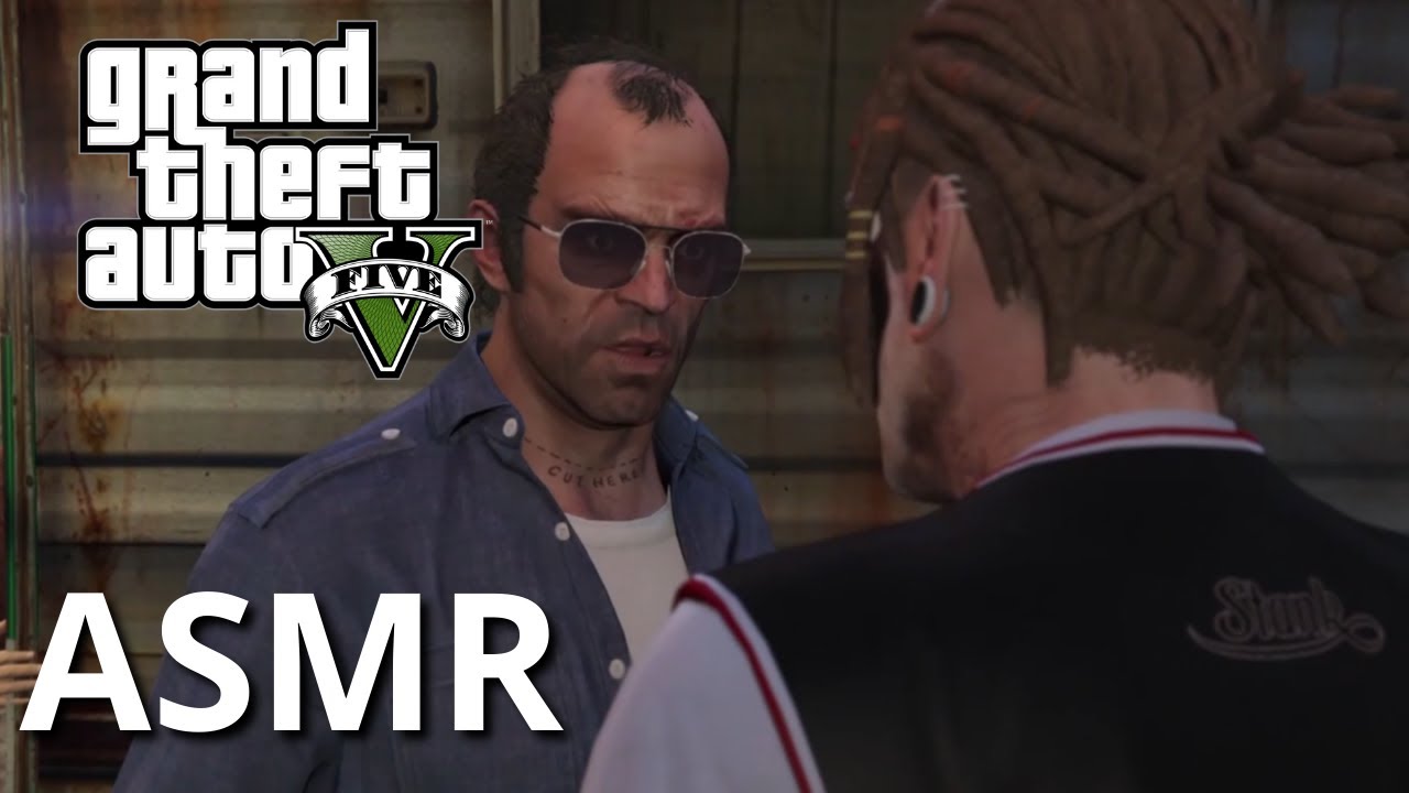 ASMR PS4 - JOGANDO GTA V (GAMEPLAY & SOM DE BOCA)