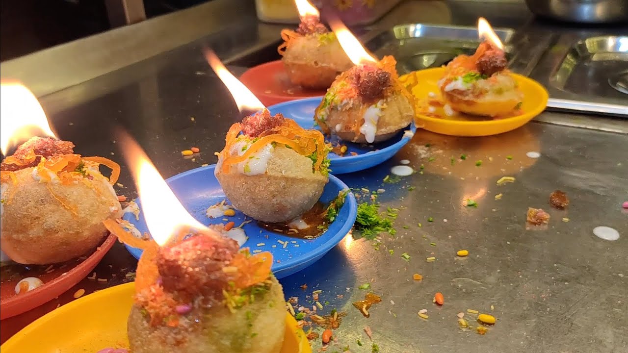 Fire Pani Puri | India's very first fire Golgappa | Indian Street Food
