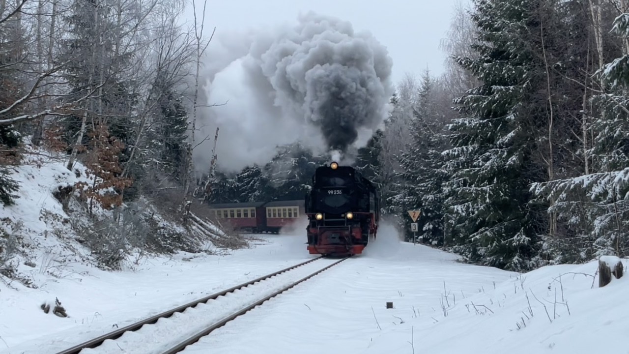 Winterliche Aufnahmen im Februar aus dem Harz