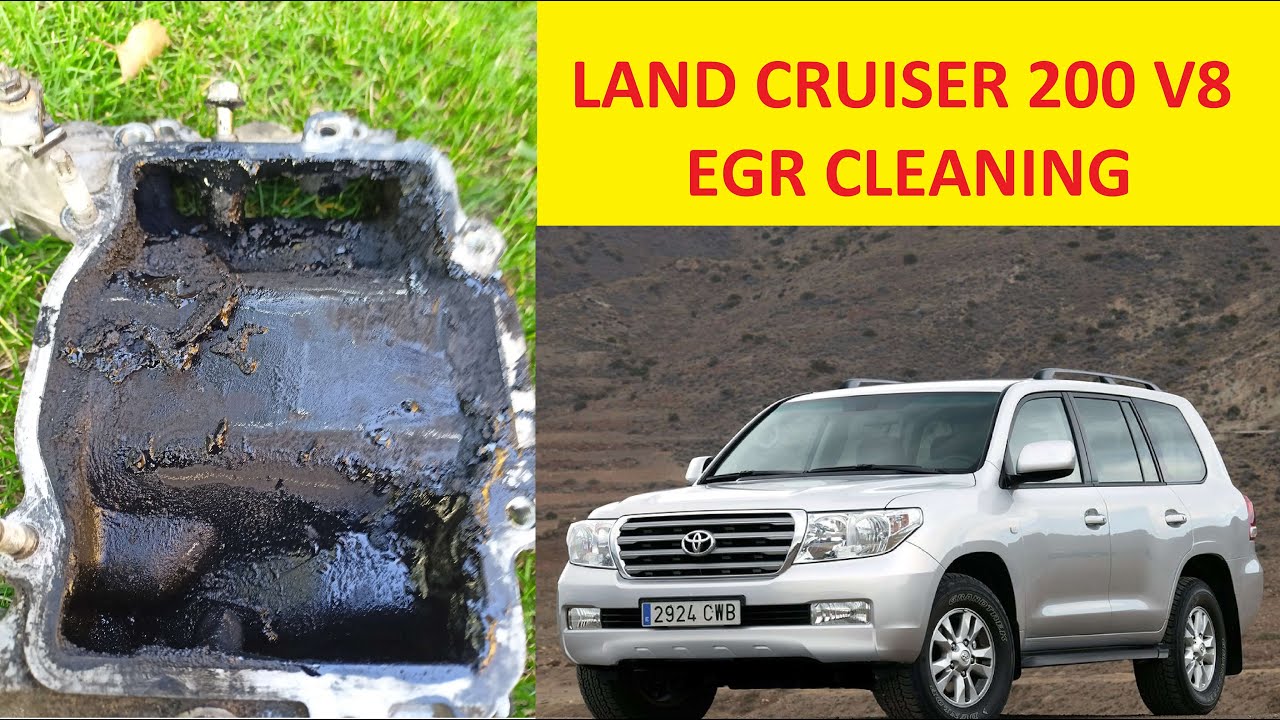 Toyota Land Cruiser 200 V8 - EGR Cleaning 1VD-FTV engine