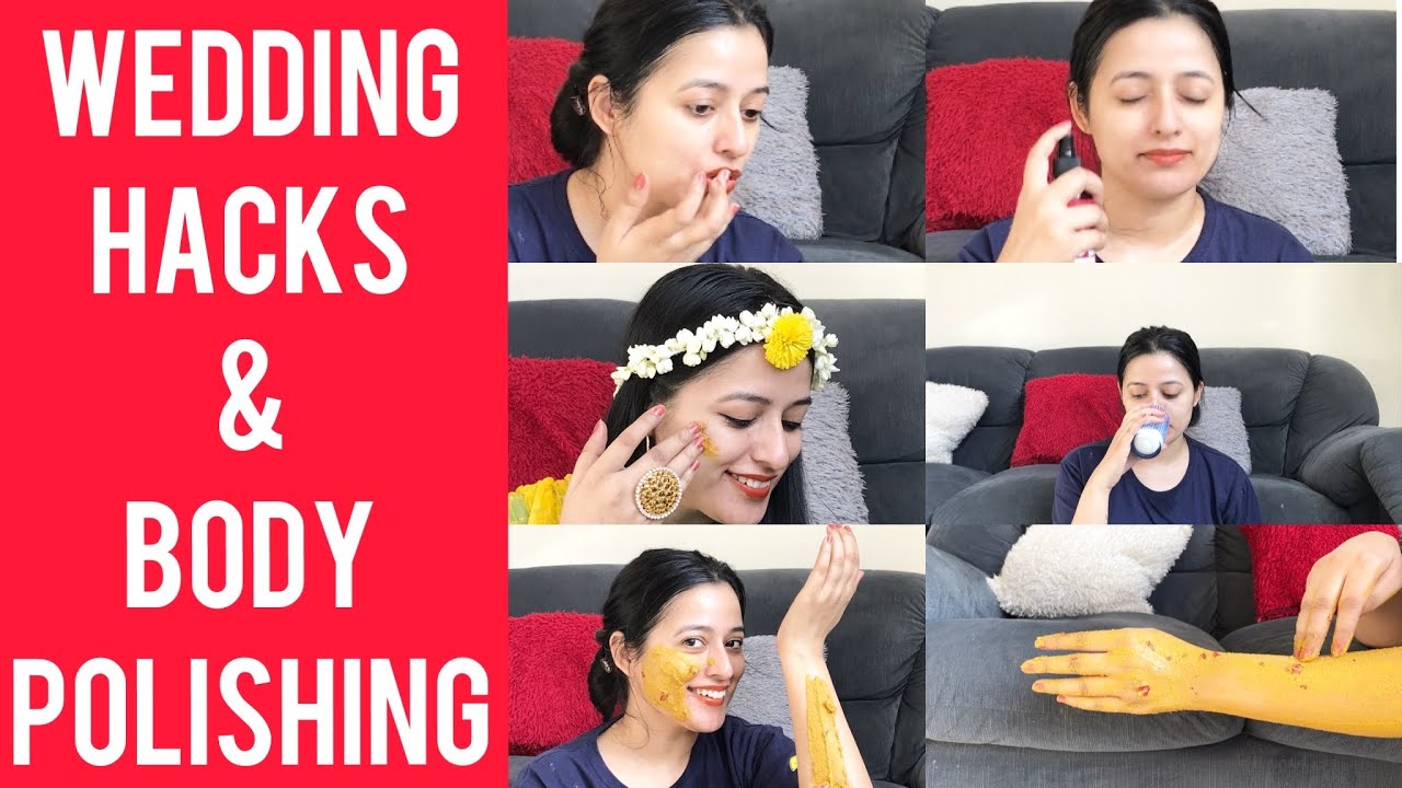 10 Best Wedding Hacks || Indian Bridal Skin Care Routine at Home