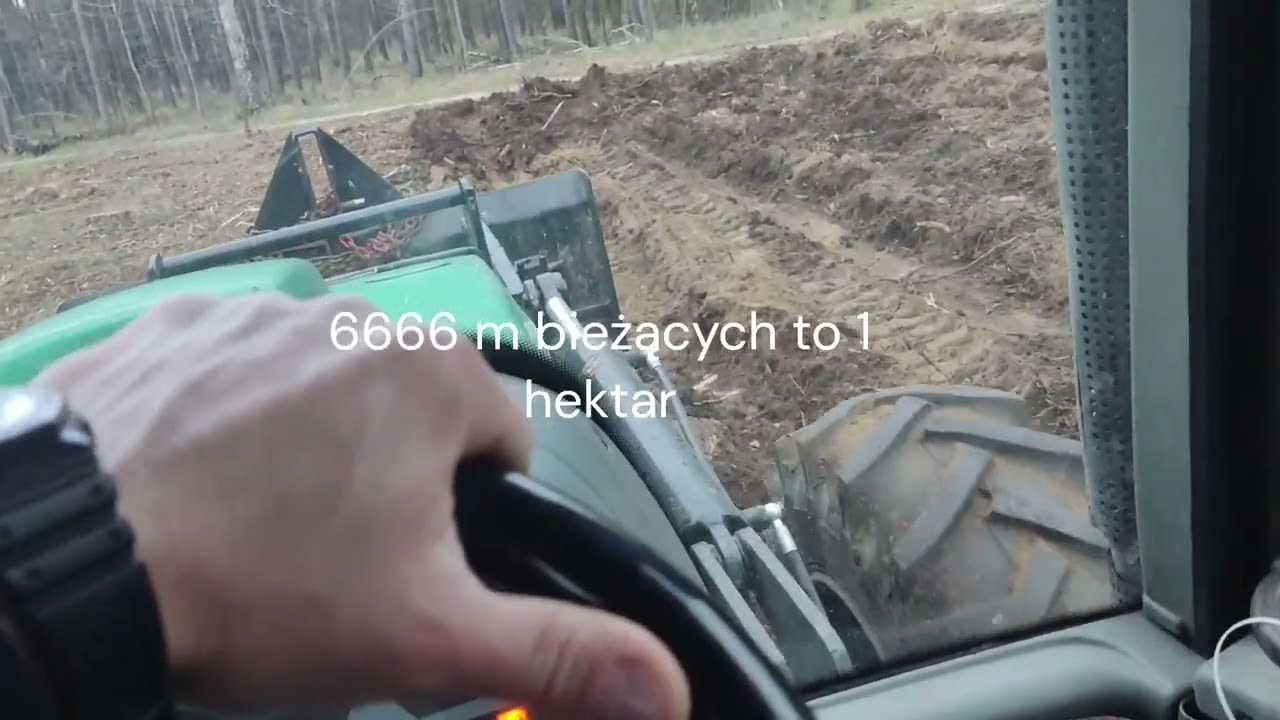 Orka Leśna Valtra 6800 z Pługiem LPZ 75
