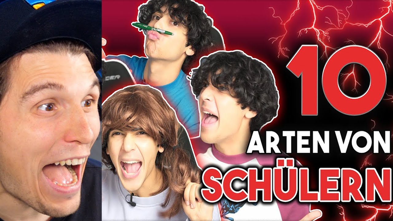 Paluten REAGIERT auf 10 Arten von Schülern