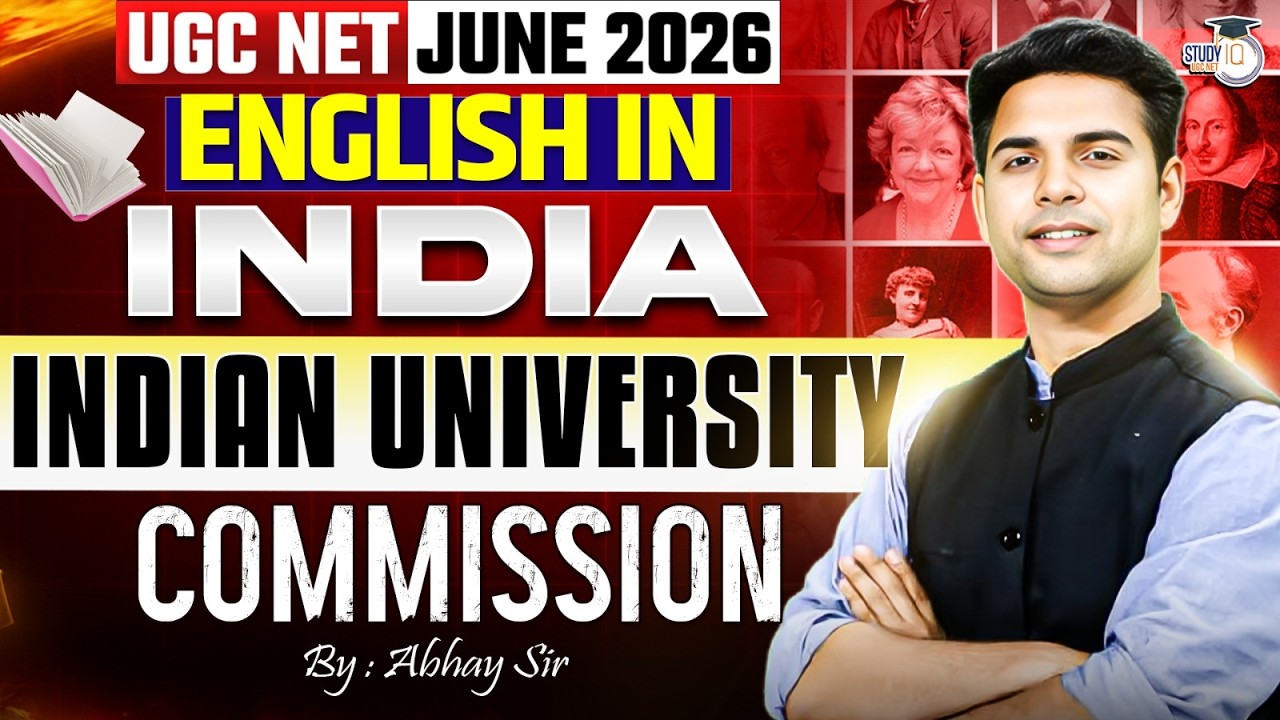 UGC NET JUNE 2026 | UGC NET English in India INDIAN UNIVERSITY COMMISSION