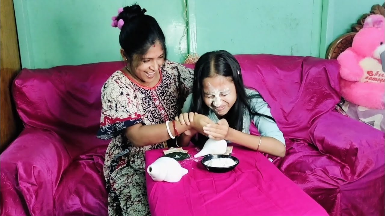 শঙ্খ বাজানোর প্রতিযোগিতা 🐚🐚shankh bajanor protijogita.#shanks #game #gameplay #newgame #2025 #funny 