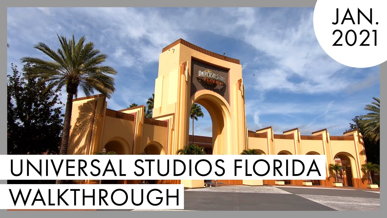 Universal Studios Florida Walkthrough + 1st Signs of Mardi Gras! | January 2021 | Universal Orlando