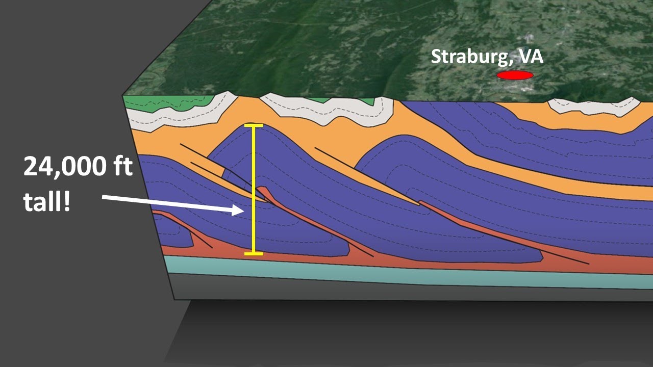 What formed this ancient, 24,000 foot tall underground rock structure? | Appalachian Geology