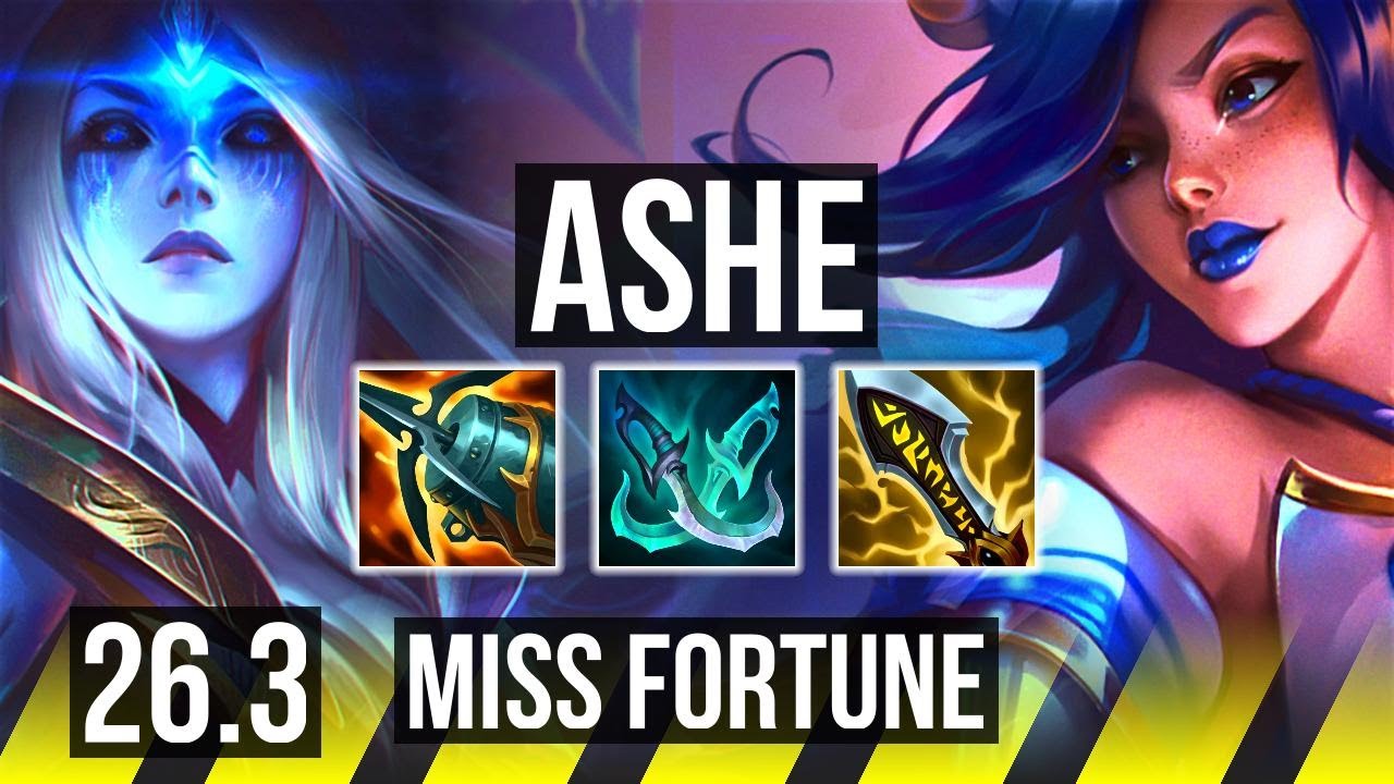 ASHE & Braum vs MISS FORTUNE & Bard (ADC) | KR Grandmaster | 26.3