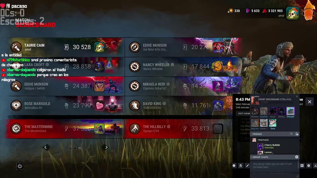 LLEGO EL 2V8 LESGOOOOOO [Open Lobby] - Dead by Daylight