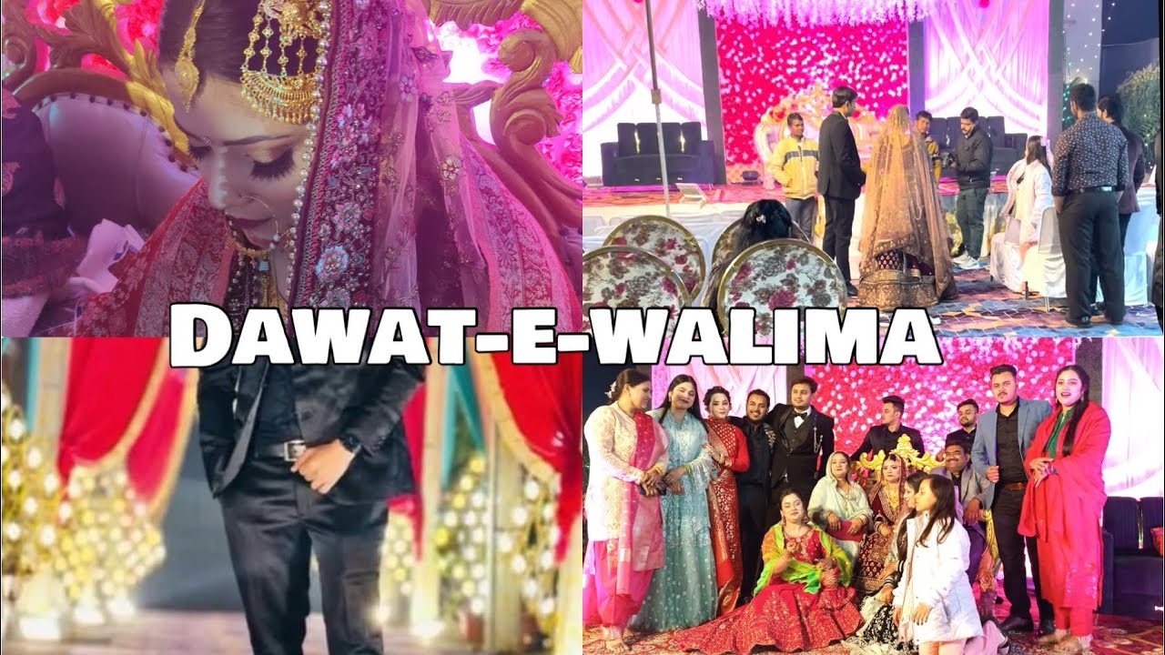 DAWAT-E-WALIMA ~Reception PARTY 🎉 FAMILY CELEBRATION||Indian Muslim Shadi Ceremony 💐
