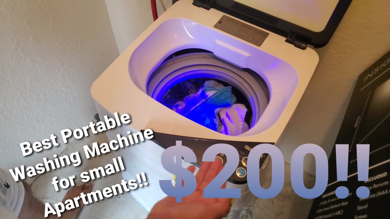 Giantex/Costway Portable Washing Machine (Review and Tutorial) FOR TINY HOUSE, COLLEGE DORMS, RVs!!