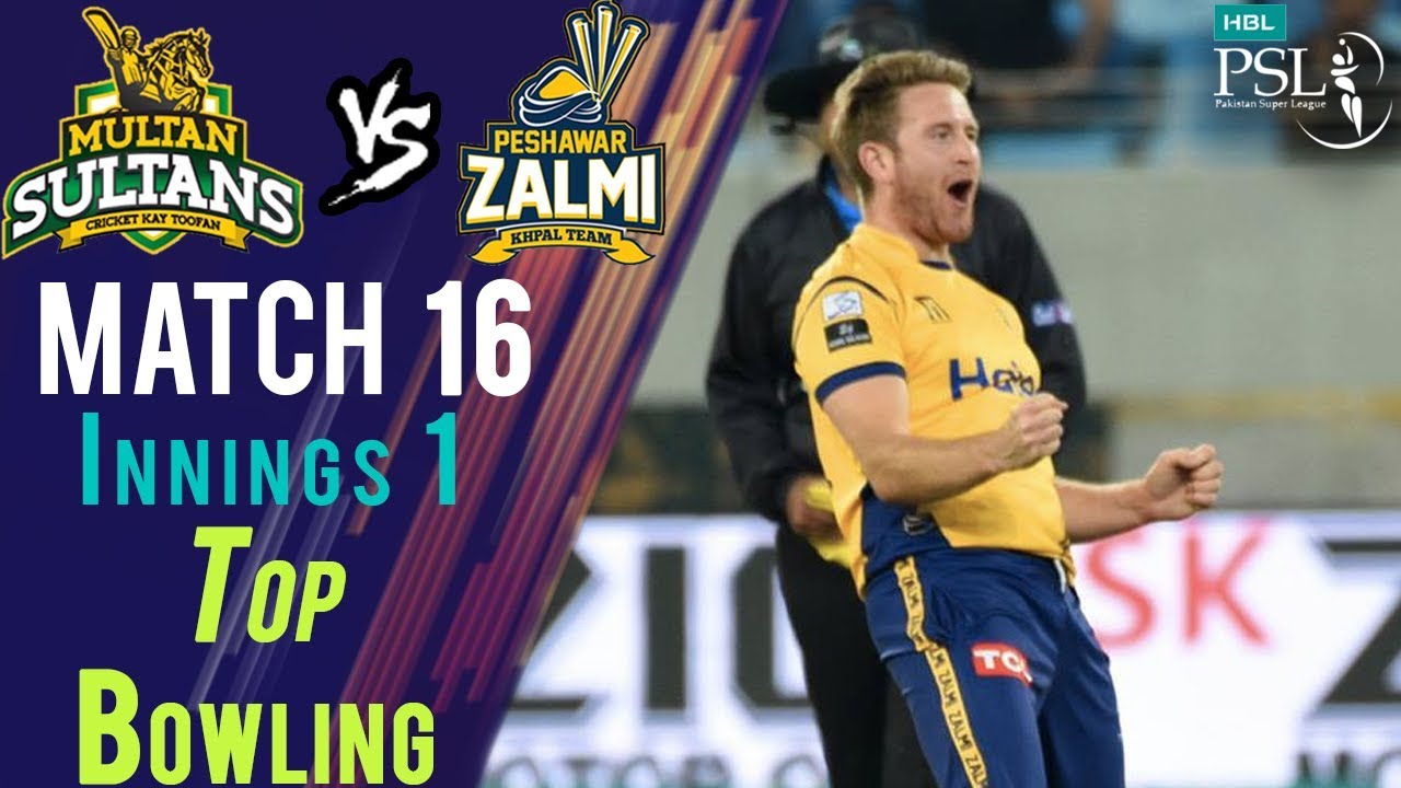 Peshawar Zalmi Bowling | PEW Zalmi Vs Mul Sultans | Match 16 | 6th Mar | HBL PSL 2018 | M1F1