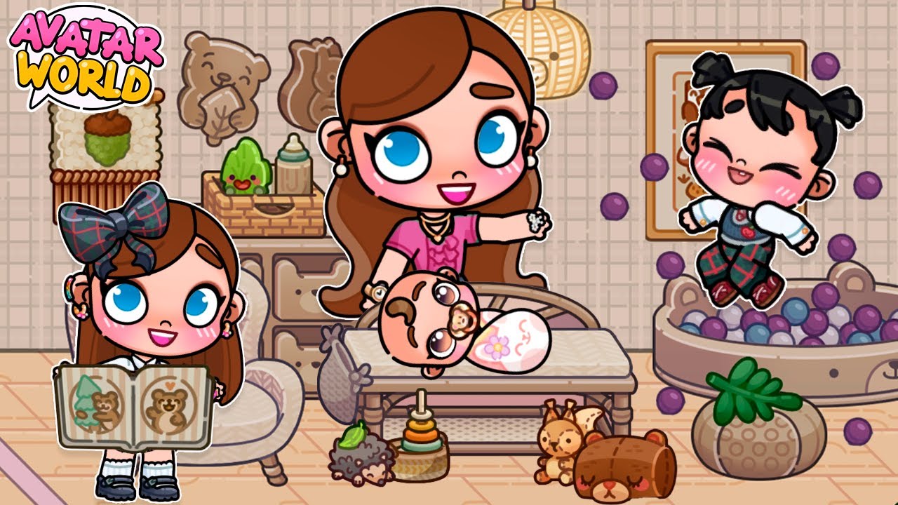Cuidando a Mi Hija Menor 👶💞 Rutina *S&uacute;per Tierna* en Avatar World | Sol Games
