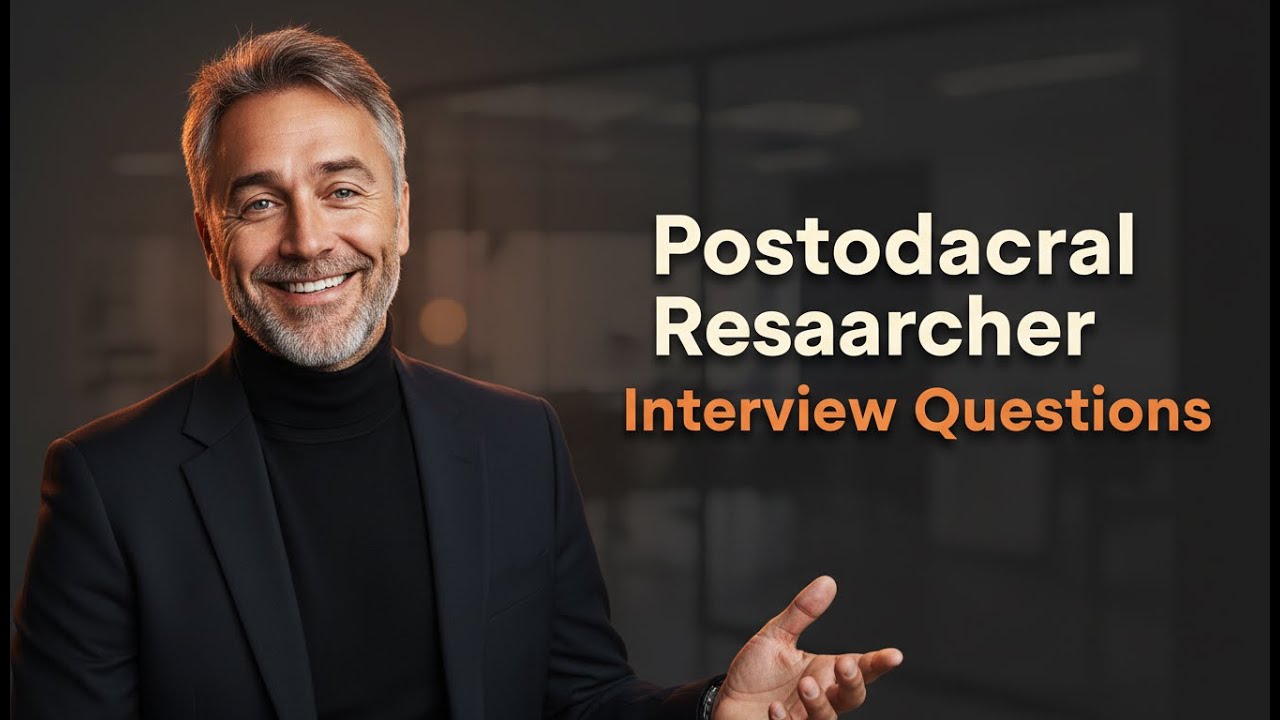 Common Postdoctoral Researcher Interview Questions [Best Answers & Tips]