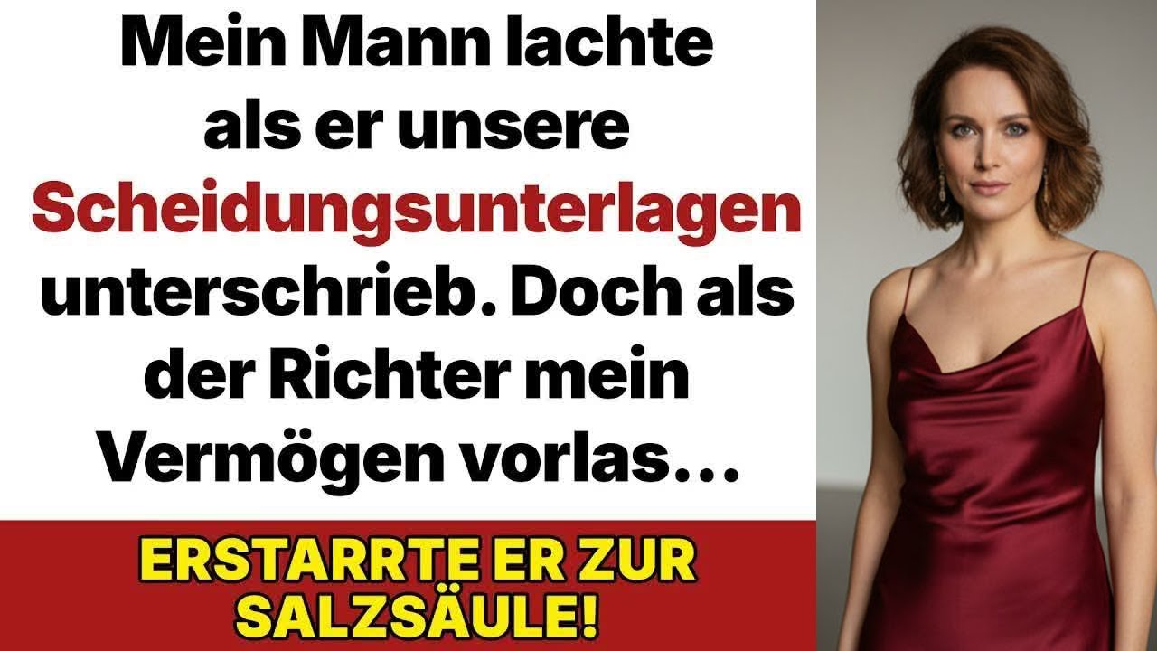 Mein Mann lachte bei der Scheidung, doch als der Richter mein Vermögen vorlas