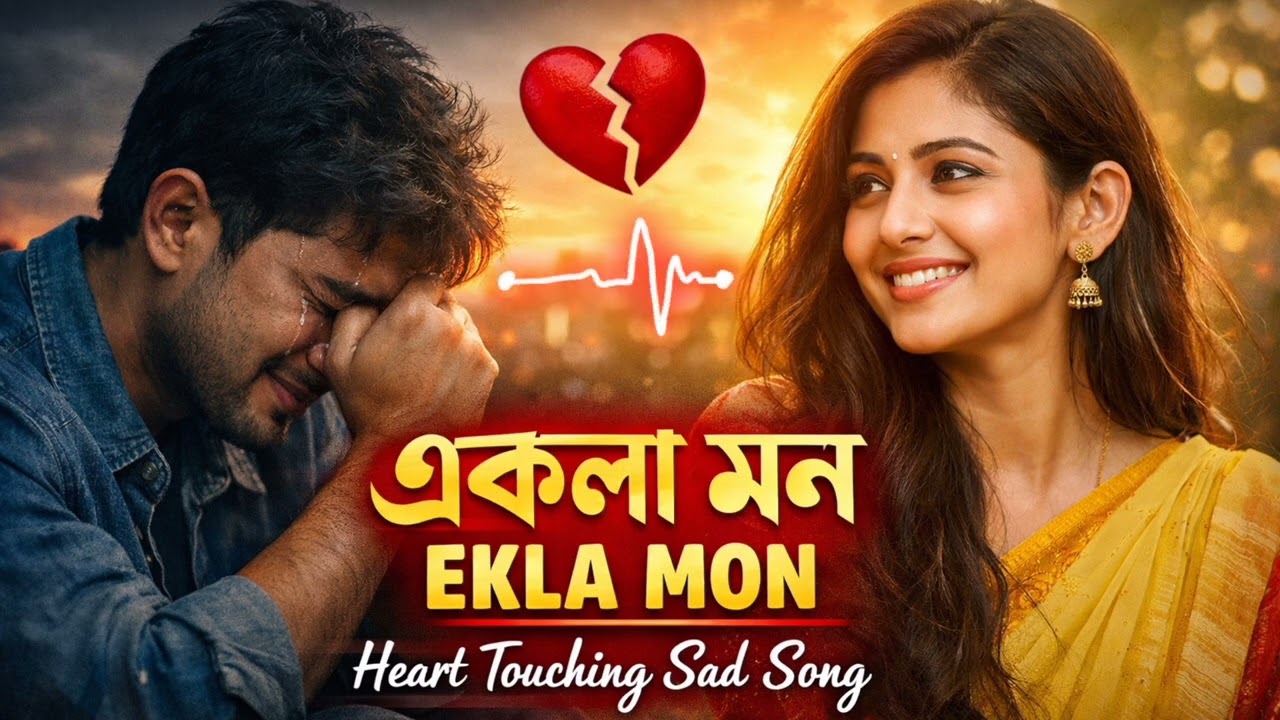 Ekla Mon | একলা মন | Heart Touching Emotional Bangla Sad Song 2026