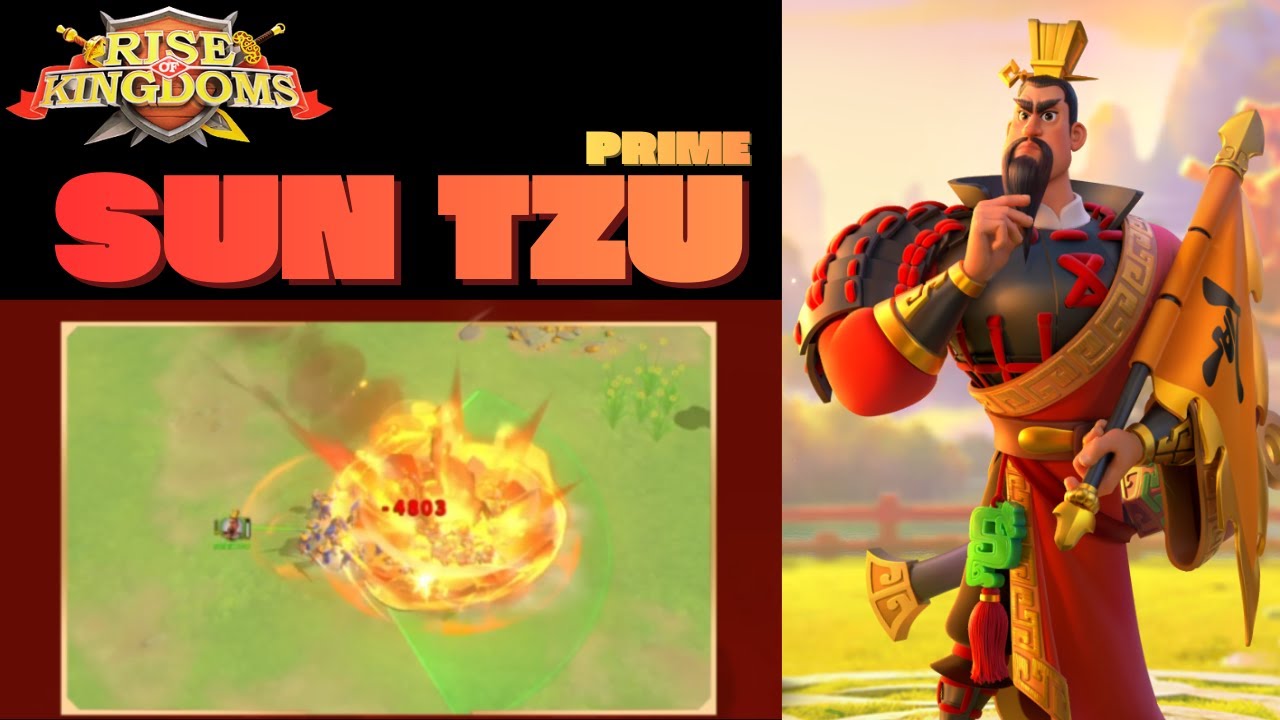 Yeni Piyade Komutanı Sun Tzu Prime İncelemesi!! @RiseofKingdoms