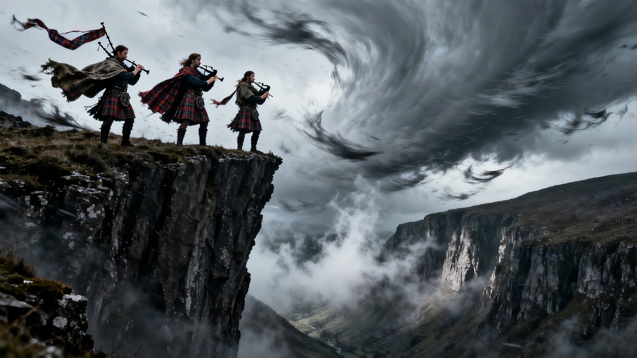 Битва на хребте Хайленд — Боевые волынки на ветру