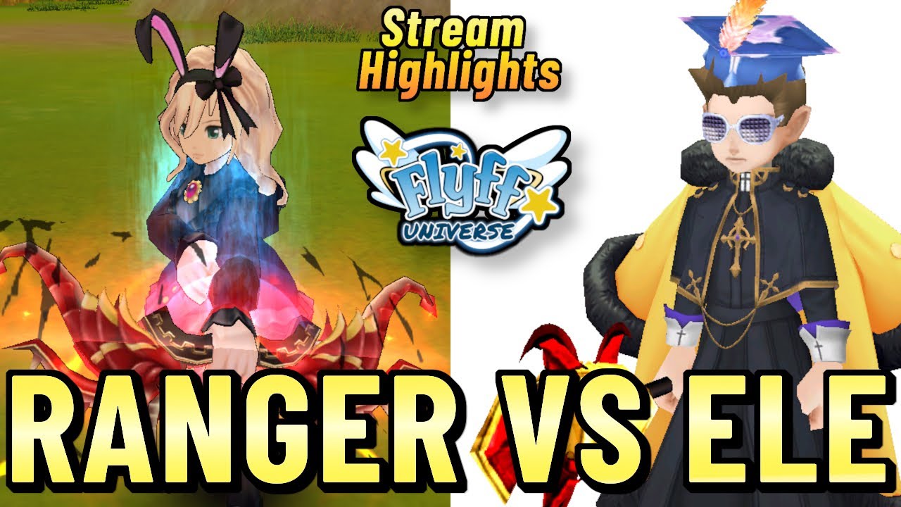 Flyff Universe Facetank Ranger vs HNR Elementor!
