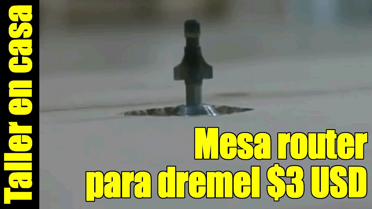 DIY Mesa para fresar dremel (Shaper/Router Table)