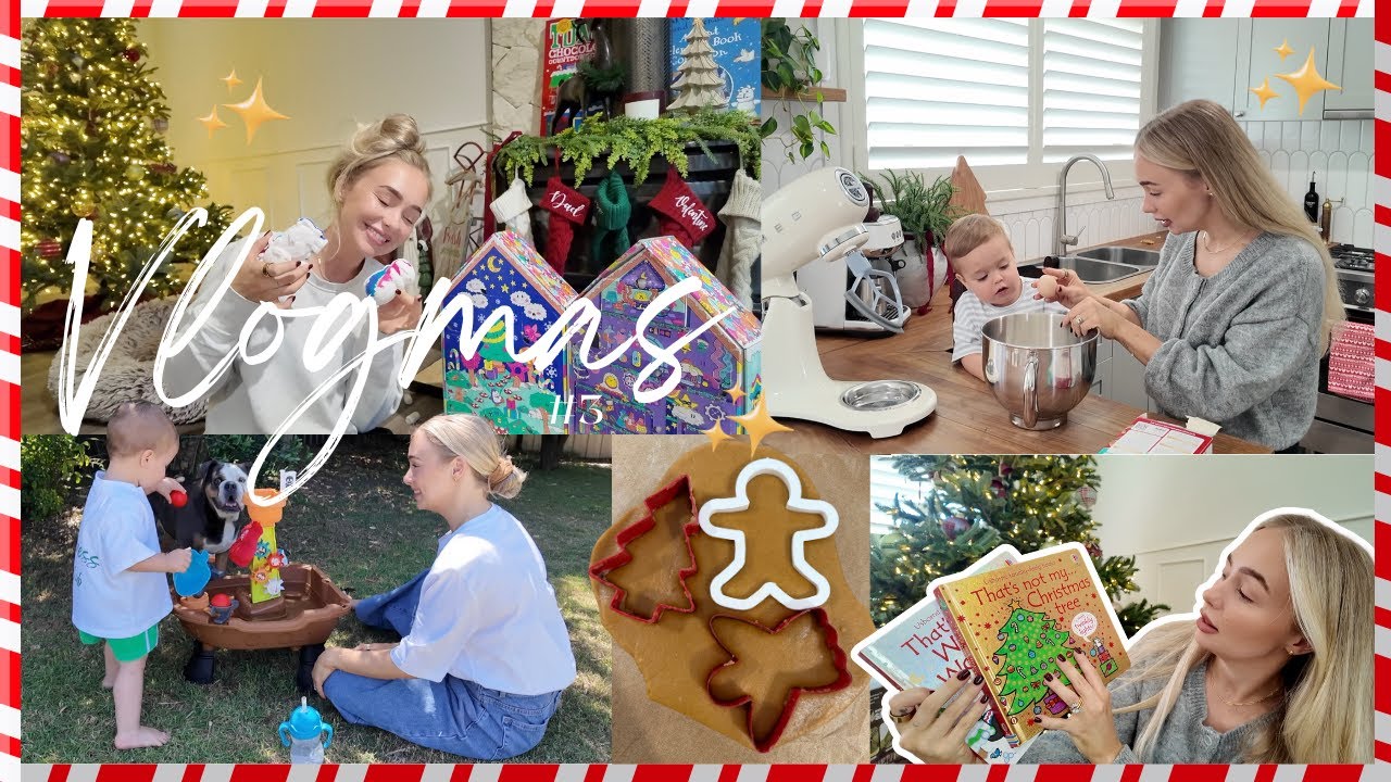 Baking gingerbread men, children's xmas gift guide, friendsmas & LUSH haul! VLOGMAS EPISODE 3!  🎄