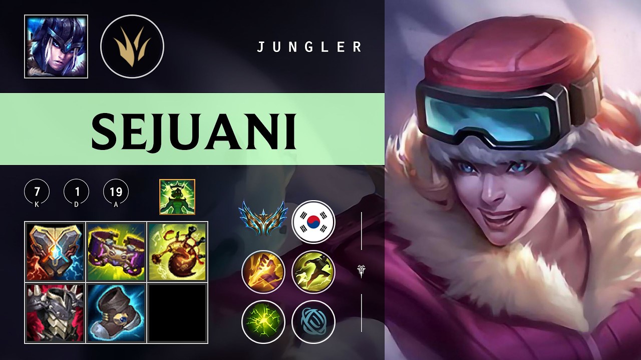 Sejuani Jungle vs Elise - KR Challenger Patch 26.03