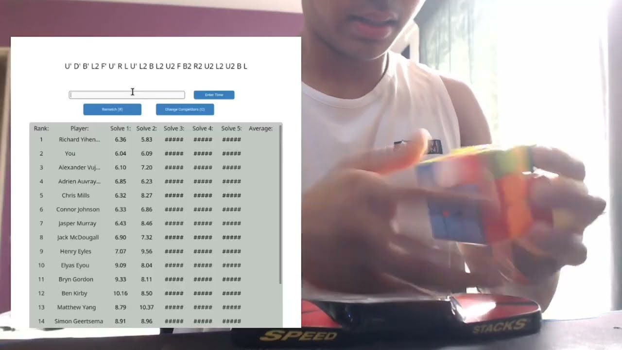 NEW Cubing Comp Sim Tool