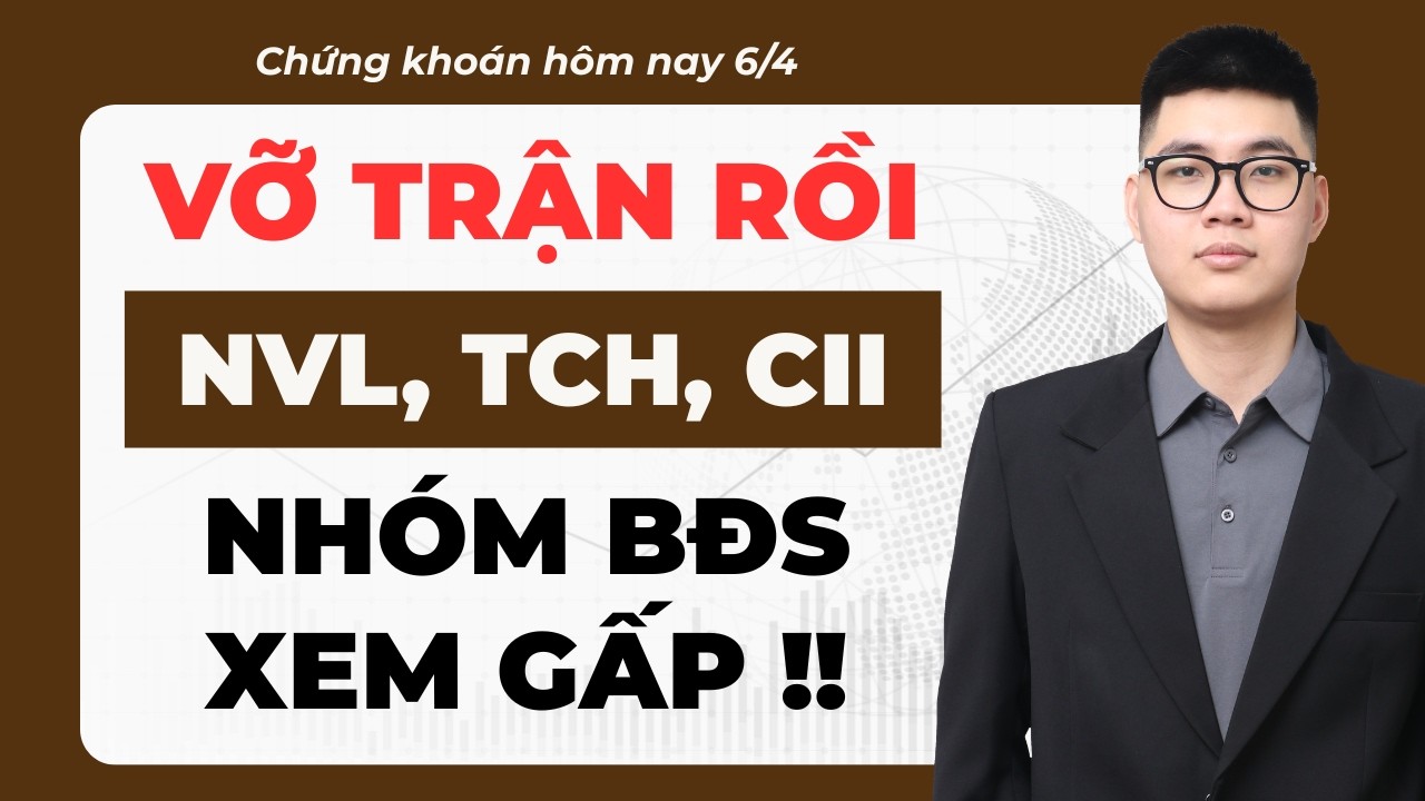 H&agrave;nh động với CỔ PHIẾU NVL, TCH, CII? N&ecirc;n Mua hay B&aacute;n? I Nhận định thị trường I Chứng kho&aacute;n h&ocirc;m nay