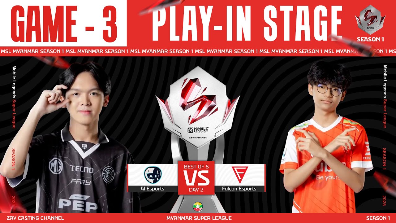 [Game - 3] AI Esports vs Falcon Esports | MLBB Super League Season 1