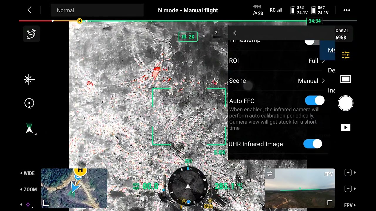 Using DJI M30T Inspection Mode