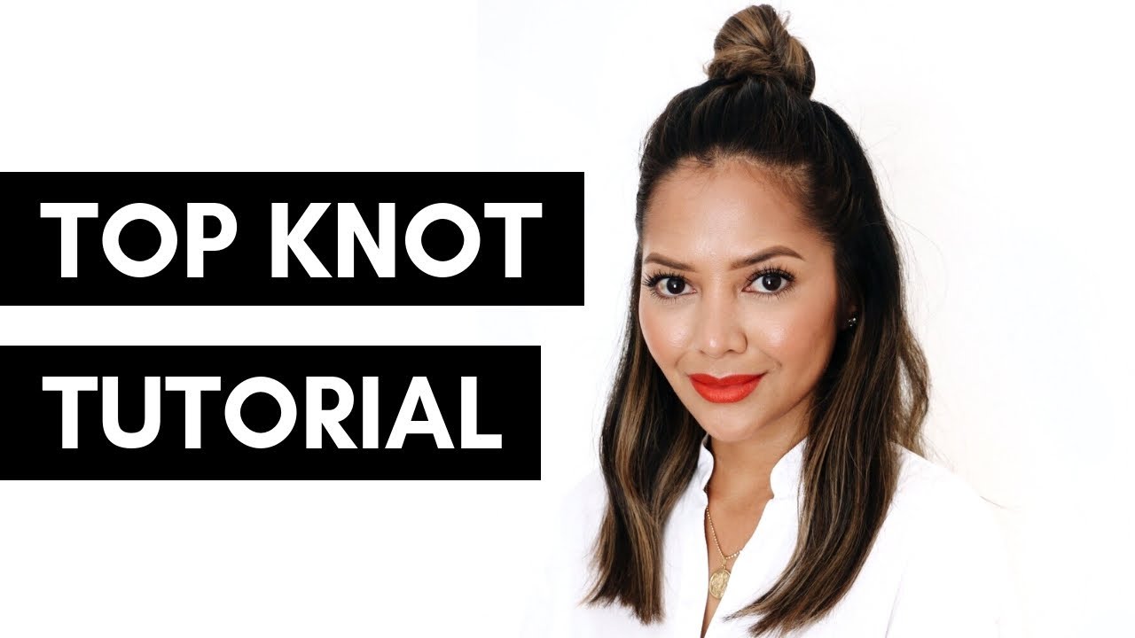 Easy Top Knot Half Bun Tutorial