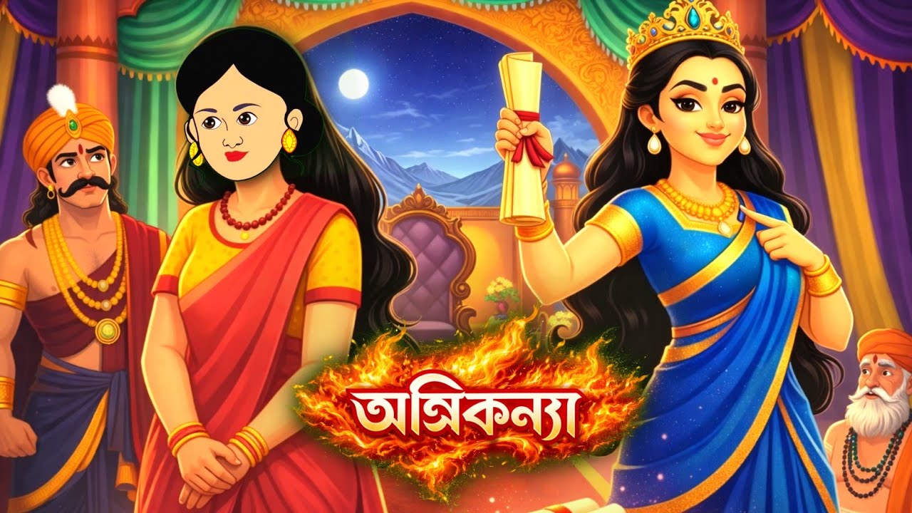 অগ্নিকন্যা পর্ব 3 thakurmar jhuli cartoon ।Bangla cartoon। Bangla golpo ।Bangla moral story