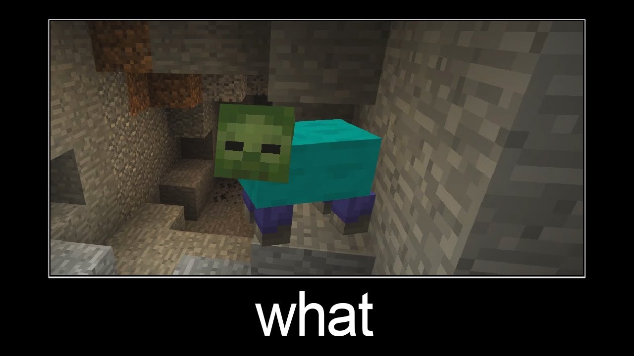 Minecraft wait what meme part 94 (pig or zombie?)