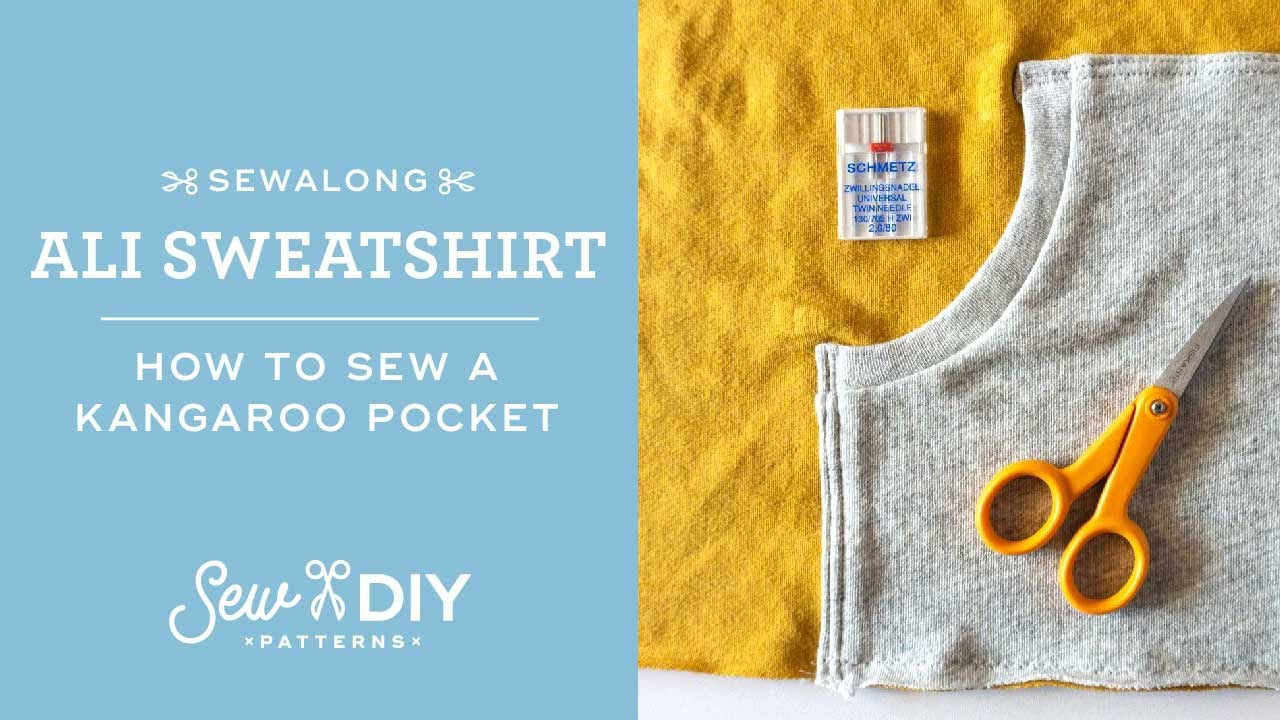How to sew a kangaroo pocket on a sweatshirt