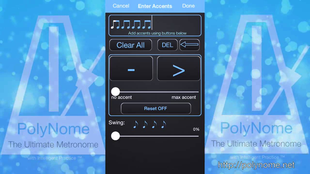 PolyNome - The Ultimate Metronome : Groove & Swing