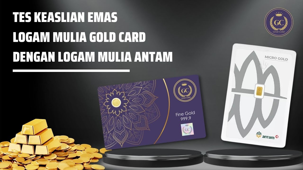 Pengetesan Keaslian Emas Gold Card dengan Logam Mulia Antam di Toko International Jewellery