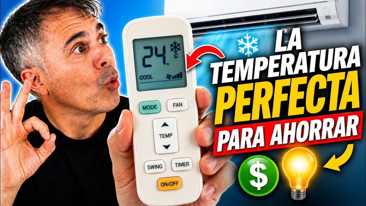 Cómo configurar tu Aire Acondicionado en Frío: Guía de Eficiencia Energética para ahorrar luz